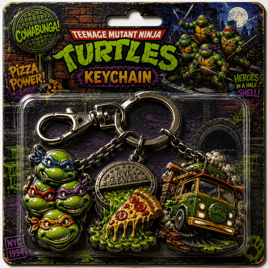 Premium TMNT Keychain TNSM