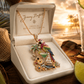 JBT Solid Gold Chain with Diamond Pendant TTTT