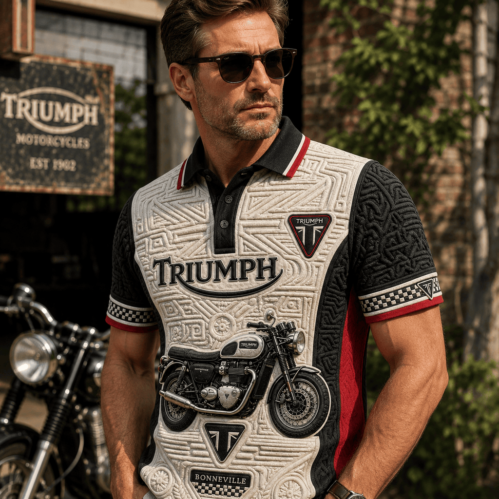 PREMIUM TRI EMBOSS POLO SHIRT LNTH