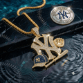 NYYR Solid Gold Chain with Diamond Pendant BMD