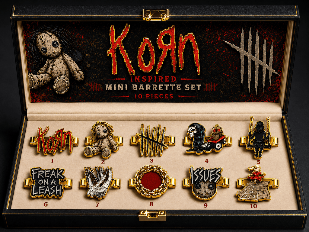 KRN Elegant Gold Mini Barrettes for Women TTTT