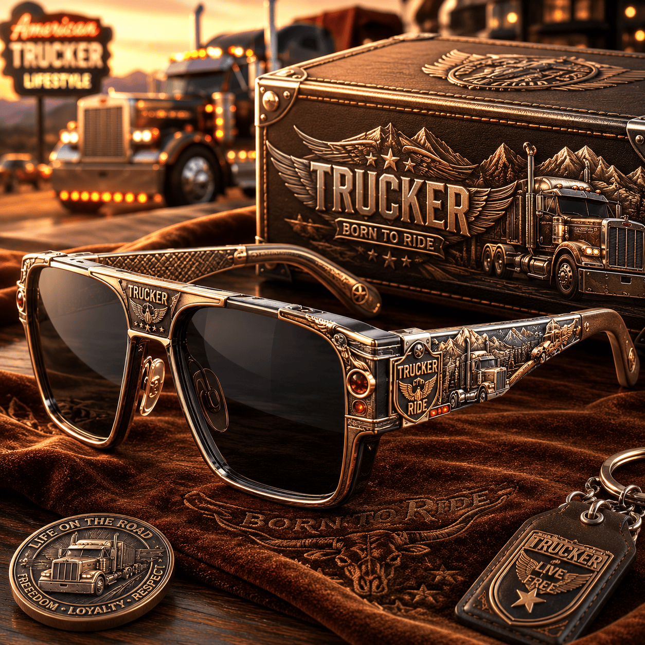 PREMIUM TRUCK UNISEX SUNGLASSES DBD