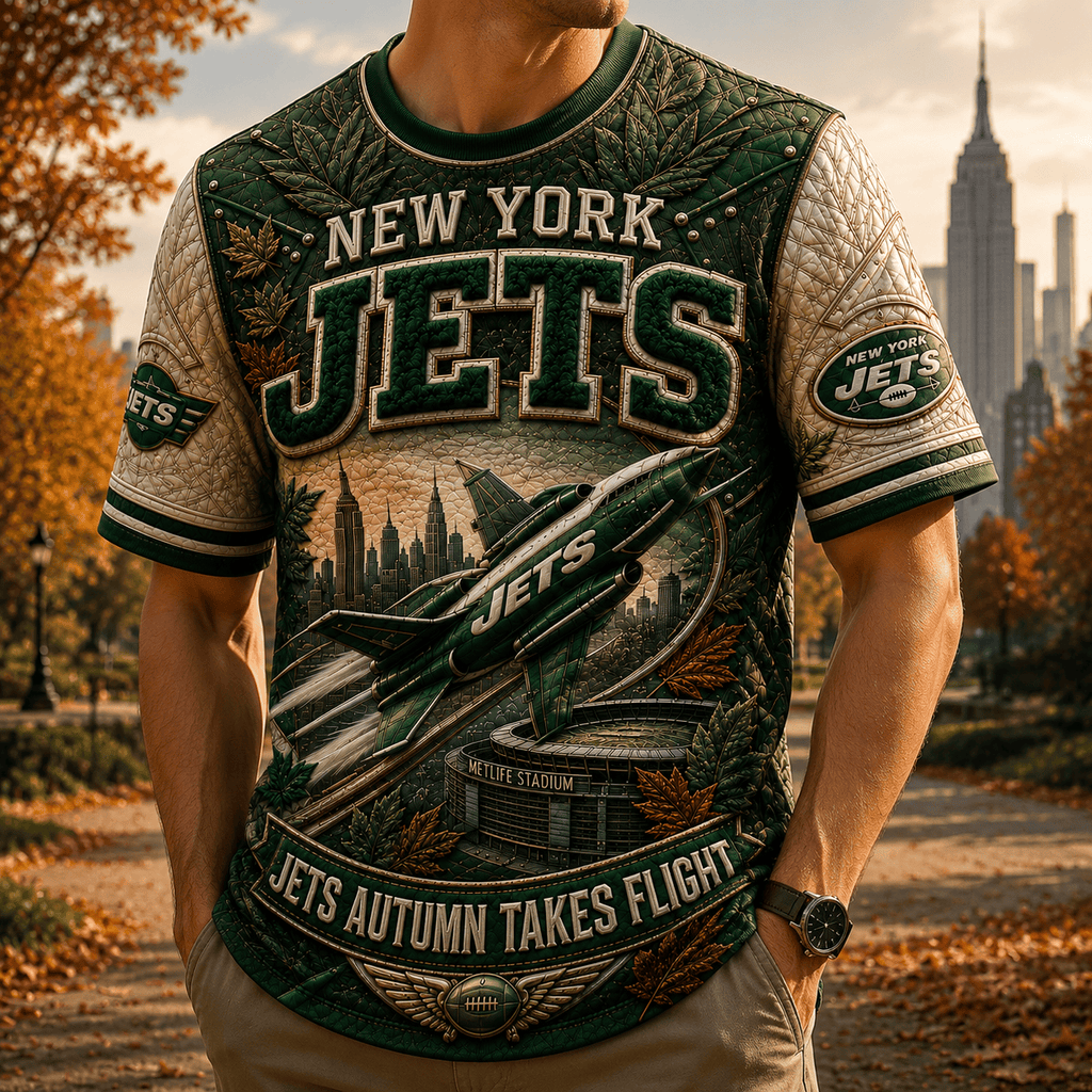 PREMIUM NYJ 3D EMBOSS SHIRT NTB