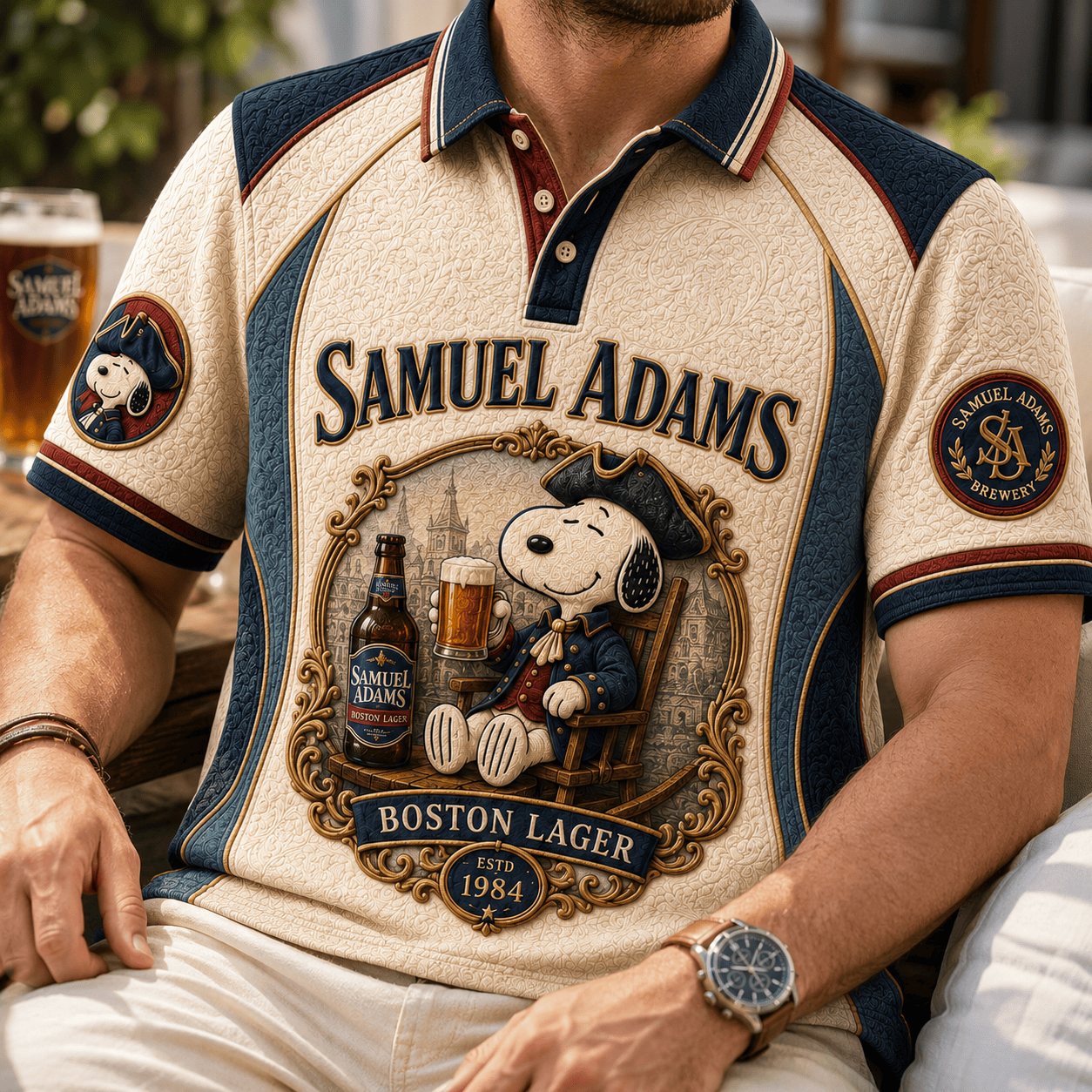 PREMIUM SAB EMBOSS POLO SHIRT HQH