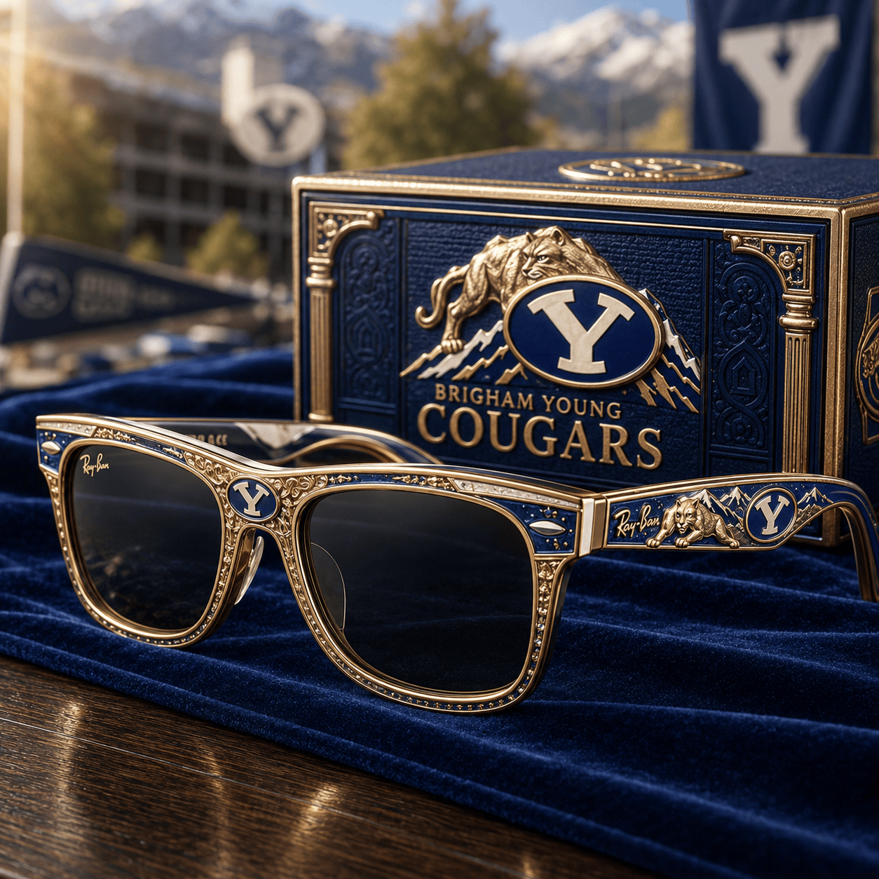 PREMIUM BYU 3D EMBOSS SHIRT NTB